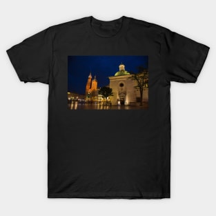 Rynek Glowny at Night T-Shirt